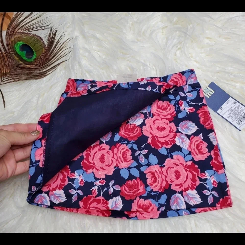 Genuine Kids Floral Print Skirt